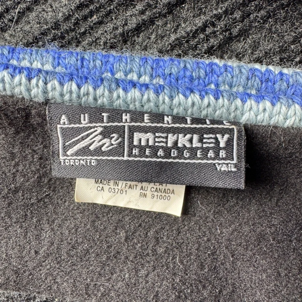 Merkley Headgear Wool Fleece Lined Headband Ear Warmer Womens 2 Nordic Geometric